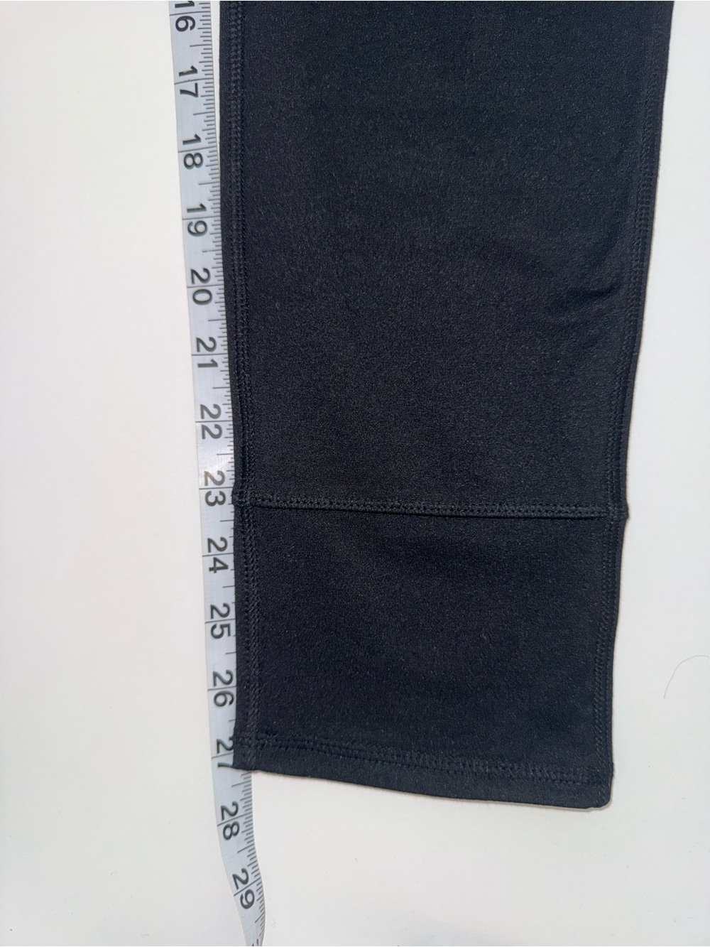 Maurices Black Fleece Lined Leggings High Rise Pocket Drawstring Medium Women’s - Picture 10 of 11
